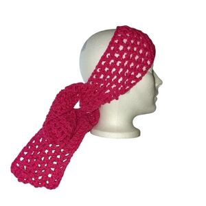 Crochet Pink Head Or Neck Accessory Wrap